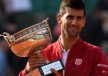 PARIS, FRANCE - JUNE 05:  Champion Novak Djokovic of Serbia poses with the trophy following his victory during the Men's Singles final match against Andy Murray of Great Britain on day fifteen of the 2016 French Open at Roland Garros on June 5, 2016 in Paris, France.  (Photo by Dennis Grombkowski/Getty Images) ORG XMIT: 631081511 ORIG FILE ID: 538276240