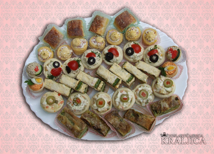 Ketering Kraljica M, ketering i catering Beograd, slani uzitak